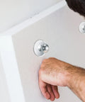 Top Shelf Insulation Pins With Self Locking Washers And Aluminum Dome Caps For Foam Board Wall Ceiling used on foam board.