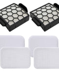 Premium 2 Pack HEPA Plus 2 Foam and Felt Filter Set for Shark Navigator Pet Plus NV150 NV151 NV251 NV255 and Zero M