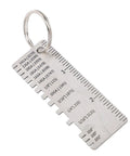 Pro Grade Stainless Steel Weld Seam Gauge For Metal Fabrication, Heavy Duty Weld Thickness Tool For Fillet And Butt Welds, 72X25X1MM