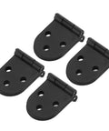 4 Pack Flush Mount Hinges Zinc Alloy 2.2mm 180 Degree Opening Heavy Duty Cabinet Hinges for Folding Furniture