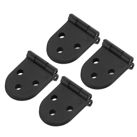 4 Pack Flush Mount Hinges Zinc Alloy 2.2mm 180 Degree Opening Heavy Duty Cabinet Hinges for Folding Furniture