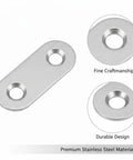 Beefy Stainless Steel Right Angle Shelf Bracket L Shape Support 16.5 X 7.4 Inch detail of holes and craftsmanship