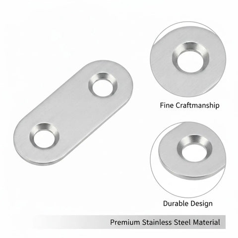 Beefy Stainless Steel Right Angle Shelf Bracket L Shape Support 16.5 X 7.4 Inch detail of holes and craftsmanship