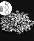 10 Pcs Bike Brake Pinch Bolts For V-Brake And Cantilever Systems, Heavy Duty Steel Cable Fixing Screws, Wire Fasteners Replacement Parts For Secure Cable Connection And Rock Solid Braking, steel bolts and washers