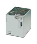 Rock Solid Industrial Power Supply For Automation And Energy Management Systems Rated At 24 Vdc And 40 Amps, robust metal casing.