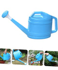 Long Spout Watering Can For Indoor And Outdoor Plants Plastic Watering Pot With Durable Ergonomic Handle And Long Nozzle Easy Grip For Flowers Foliage And Houseplants Sky Blue Gardening Tool, sky blue plastic watering can with long spout