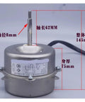 Close-up of Super Durable Fan Motor YDK 35 6AH highlighting dimensions, built tough for heavy duty home and industrial usage.