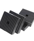 Solid Rubber Shock Pad For Air Compressors And Industrial Equipment Anti Vibration Isolation Pad 4 Inch By 4 Inch By 1 Inch Heavy Duty 4 Pack