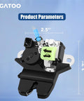 Hyundai Sonata Trunk Latch Replacement Actuator For 2015 2016 2017 With Cable Rear Gate Hatch Lock Liftgate Fits 1.6L 2.0L 5.4L Engine