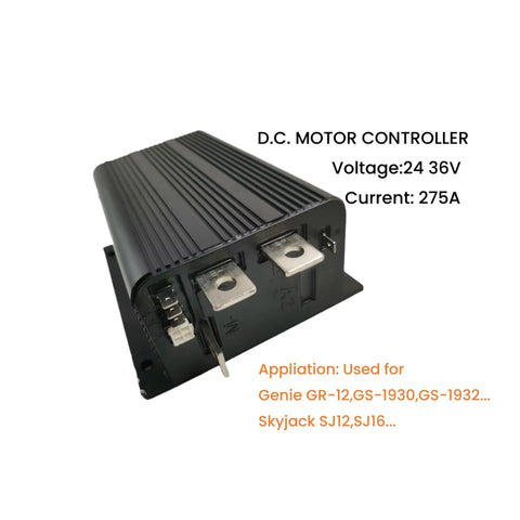 Heavy Duty DC Motor Controller For Genie JLG Skyjack Boom Lifts 24-36V 275A Rock Solid Power Delivery Seamless Throttle Response Tough As Nails Direct Bolt In Fitment GR 12 GS 1930 SJ12 SJ16
