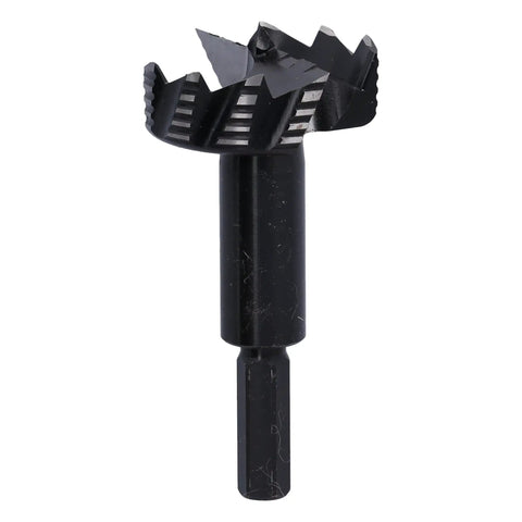 Pro Level German Steel Forstner Bit Set includes seven workhorse grade drill bits with hex shank for clean hole cutting.