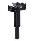 Top Shelf German Alloy Steel Forstner Bits Five Piece Set Imperial Sizes 5/8 To 1 3/8 Inch Hex Shank with Saw Teeth detail view.