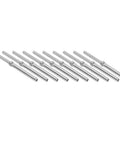 10 Pcs Stainless Steel Thread Swage Lag Screws Kit For Cable Handrail Hardware No Jam Design With High Strength Heavy Duty