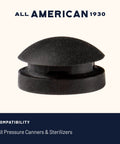 Overpressure Rubber Safety Plug for 1930 Pressure Cookers and Canners Black Auto Vent Steam If Vent Pipe Clogs Fits All 1930 Models