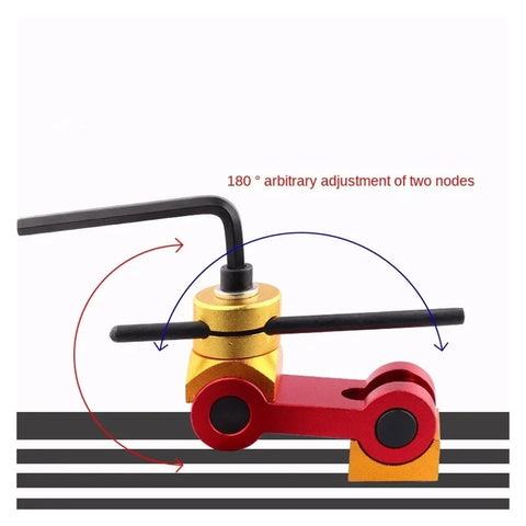 Top Tier Built Different Universal Cnc Mill Positioner Rock Solid Adjustable Work Stop with 180° adjustment for precision machining.