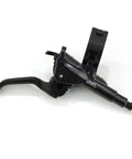 Deore BR-M6100 Disc Brake Metallic Rear Mount 2-piston caliper lever, ICE Technologies, mountain biking, side angle view