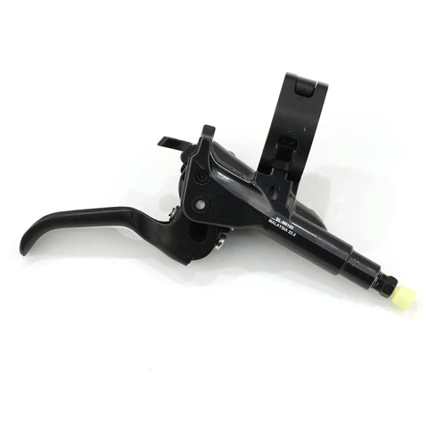 Deore BR-M6100 Disc Brake Metallic Rear Mount 2-piston caliper lever, ICE Technologies, mountain biking, side angle view