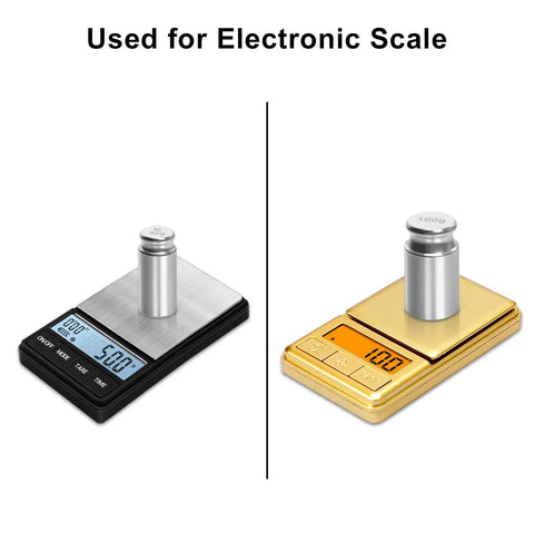 210g Calibration Weights Kit, 9 Piece High Precision Set With Stainless Tweezers, OIML Certified Accuracy on digital scales