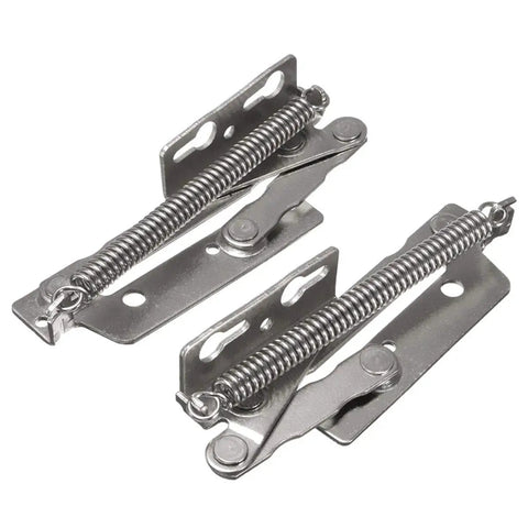 Two Pack 80 Degree Sprung Cabinet Hinges Lift Up Stay Flap Top Support For Kitchen Cupboard Doors Heavy Duty Stainless Steel Rust Resistant