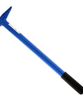 Rock N Snap Band Breaker 19 Inch Steel Strapping Tool For Heavy Duty Breaks, blue angled view with black handle, made in USA