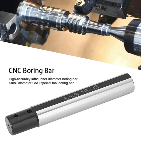 Heavy Duty CNC Tungsten Steel Boring Bar for Lathe Inner Diameter Machining, 3mm Clamping Diameter, Ultra Precise High-Tolerance Cutter