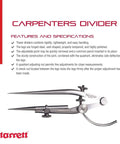 Carpenter Dividers With Tempered Forged Steel Legs For Accurate Marking 6 Inch Capacity Adjustable And Quadrant Nut image with specifications