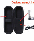 Built Tough Carry All Case Designed For 4V Cordless Screwdriver showing interior with compartments for tools and USB cable.