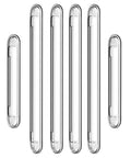 Clear Self Adhesive Furniture Bumpers 6 Pack Silicone Rubber Wall Protector Pads, transparent pads for cabinet door stoppers.