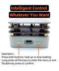 65W Mini Hot Plate Soldering Station with control buttons for SMD Preheating and Rework, compact design for PCB board repair