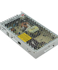 Compact 200 Watt Switching Power Supply 12V 17 Amps Enclosed Metal Case Zero Fan Cooling, fanless design with metal enclosure.