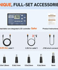 100W Portable Foldable Solar Panel Kit With Separate Controller And Dual USB For RVs Vans Tents And Camping Accessories