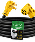 Straight Shot Setup Hella Durable Nema 10 To 50 P To 14 To 50 R Ev Charger Adapter Cable Converter For Tesla Mobile Connector and Compatible Electric Cars Zero Drama Guaranteed, 6 AWG.