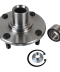 Front Wheel Bearing And Hub Assembly Kit For Ford Focus 2000 2011 Four Lug Front Left And Right Sides with components visible