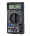 Portable Digital Multimeter with LCD Display for DIYers and Pros, Measures AC DC Voltage, Current, Resistance, Continuity, Diode Test