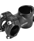 Shorty 45mm Bike Stem For 25.4mm Handlebars Compatible With 28.6mm Steerer Aluminum 6061 T6 Lightweight Durable Black Finish
