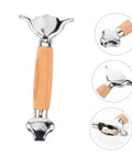 Tai Chi Sword Handle With Hand Protector Built Tough Replaceable Grip For Martial Arts Practice, Durable Wood And Metal Construction, Ergonomic