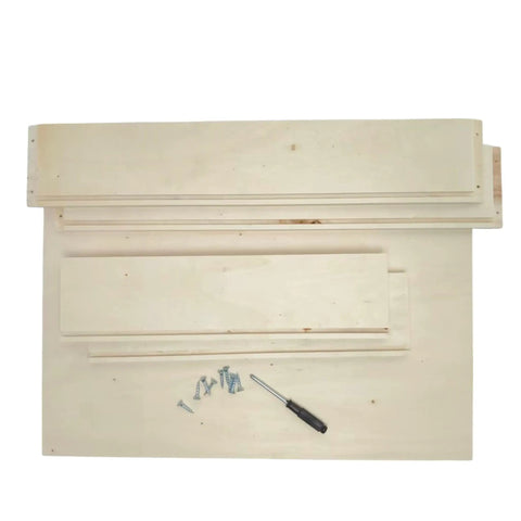 Hassle Free Replacement Kitchen Drawer Box Fourteen By Nineteen Inches Built Tough Plywood pieces with screws and screwdriver