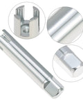 Close-up of a piece from Tap Extractor Set 10 Pcs For Removing Broken Screws And Bolts Tap Bolt Remover Kit With 3 Types Fully Boxed