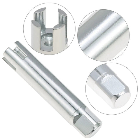 Close-up of a piece from Tap Extractor Set 10 Pcs For Removing Broken Screws And Bolts Tap Bolt Remover Kit With 3 Types Fully Boxed