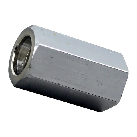 KE51736 Nut, Faucet (Long) Chromd, chrome-plated, hexagonal nut for durable faucet assembly, direct-fit installation.