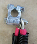 Rock Solid Heavy Duty Battery Cable Big Three Upgrade Harness With Military Grade Terminals, metal clamp and 1ga wire.