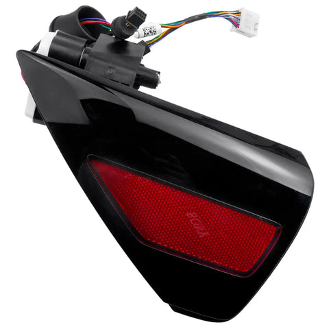 Left Side Charging Port Door Assembly for Tesla Model 3 2017 2023 1525134 00 C black plastic with multi-colored wires