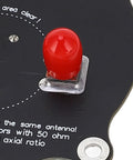 Close-up of Pro Grade 5.8GHz FPV Triple Feed Patch Antenna 9.4dBi High Gain Circularly Polarized For FPV Racing Drones component