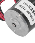 Heavy Duty 24V Permanent Magnet DC Motor Delivering Real Torque And Snappy Adjustable Speed With Rock Solid All Metal Aluminum Brass Gears for use in ventilation systems.