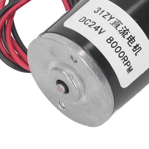 Heavy Duty 24V Permanent Magnet DC Motor Delivering Real Torque And Snappy Adjustable Speed With Rock Solid All Metal Aluminum Brass Gears for use in ventilation systems.