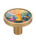 4 Pack Witchy Potions Cauldron Cabinet Knobs And Drawer Pulls Vintage Open Fire Theme 32mm Zinc Alloy Hardware Durable Rust Resistant