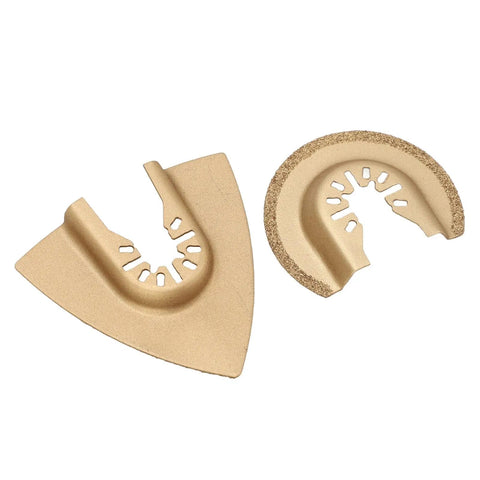 Do It All Oscillating Saw Blades Set for Wood Plastic Metal Semicircular High Carbon Steel Multitool Attachments shown
