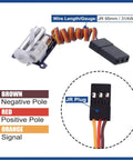 Tiny But Mighty 9mm Micro Linear Servo Dual Pack 1.5g Digital Coreless Tail Servo with JR plug and wire details