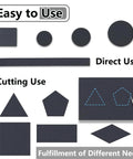 Heavy Duty Silicone Furniture Pads 132 Pack Non Slip Rubber Leg Protectors include various shapes for direct and cutting use.