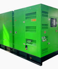 High Output Generator 400kW To 1000kW Open Chassis Beefed Up Industrial Power Plant For Heavy Duty Pumping And Backup Power With Onsite Utilities Available enclosed green generator housing with vents
